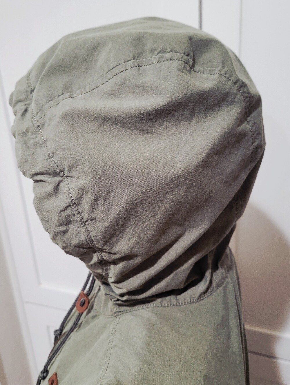 Columbia Olive Green Hooded Lightweight Utility Jacket Women’s Medium - Picture 6 of 9